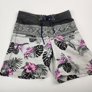 Tommy Bahama Swim Trunks Size L Blue Floral Print  Live The Island Life Tropical